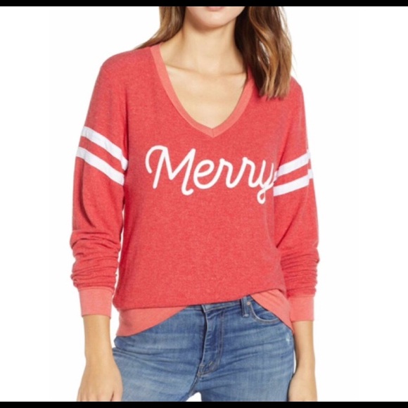 Wildfox “Merry” V-neck Sweater - Picture 6 of 8